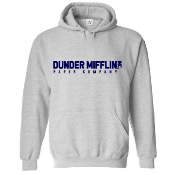 Dunder Mifflin Inc. Paper Company Classic Unisex Kids and Adults Pullover Hoodie								 									 									
